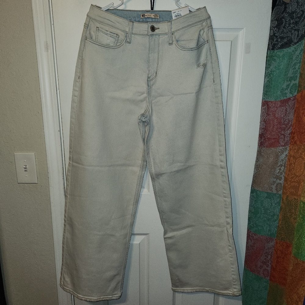 Kohl's Light Blue Denim Wide-Leg Pants | Sz 11